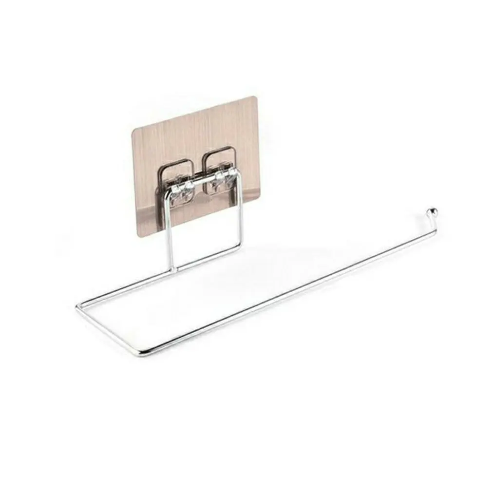 

Paper Towel Rack Rag Hanger Punch-free Kitchen Oil Absorption Paper Holder Multifunctional Lazy Rag Holder Hook