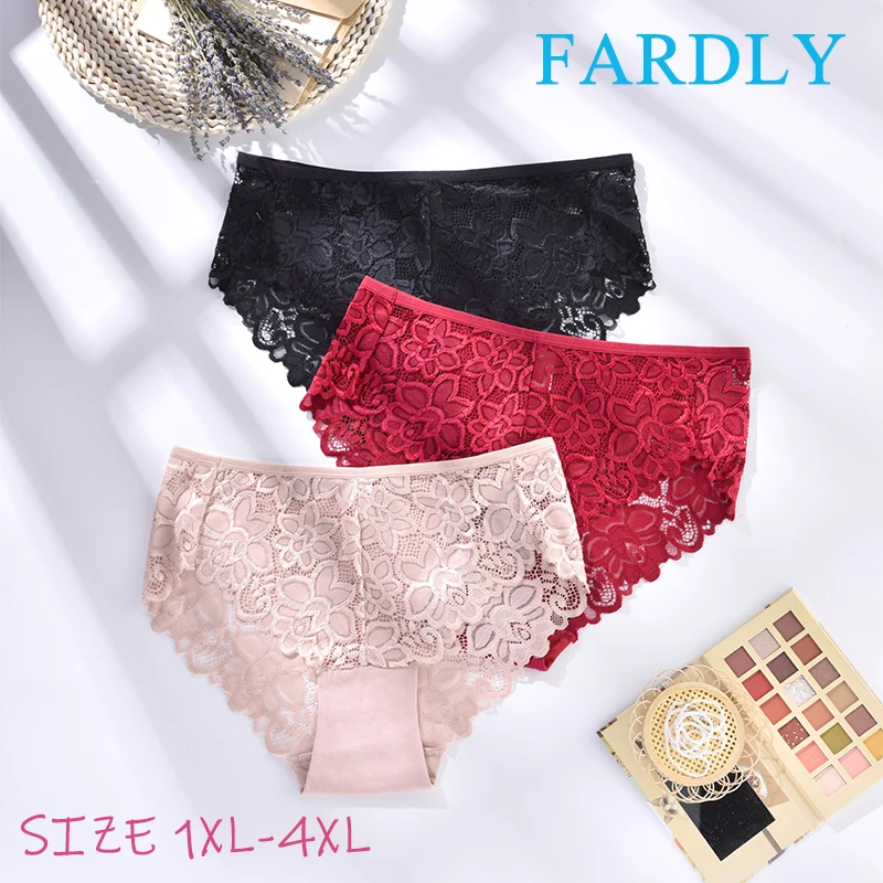 3 шт. женские кружевные треугольные брюки