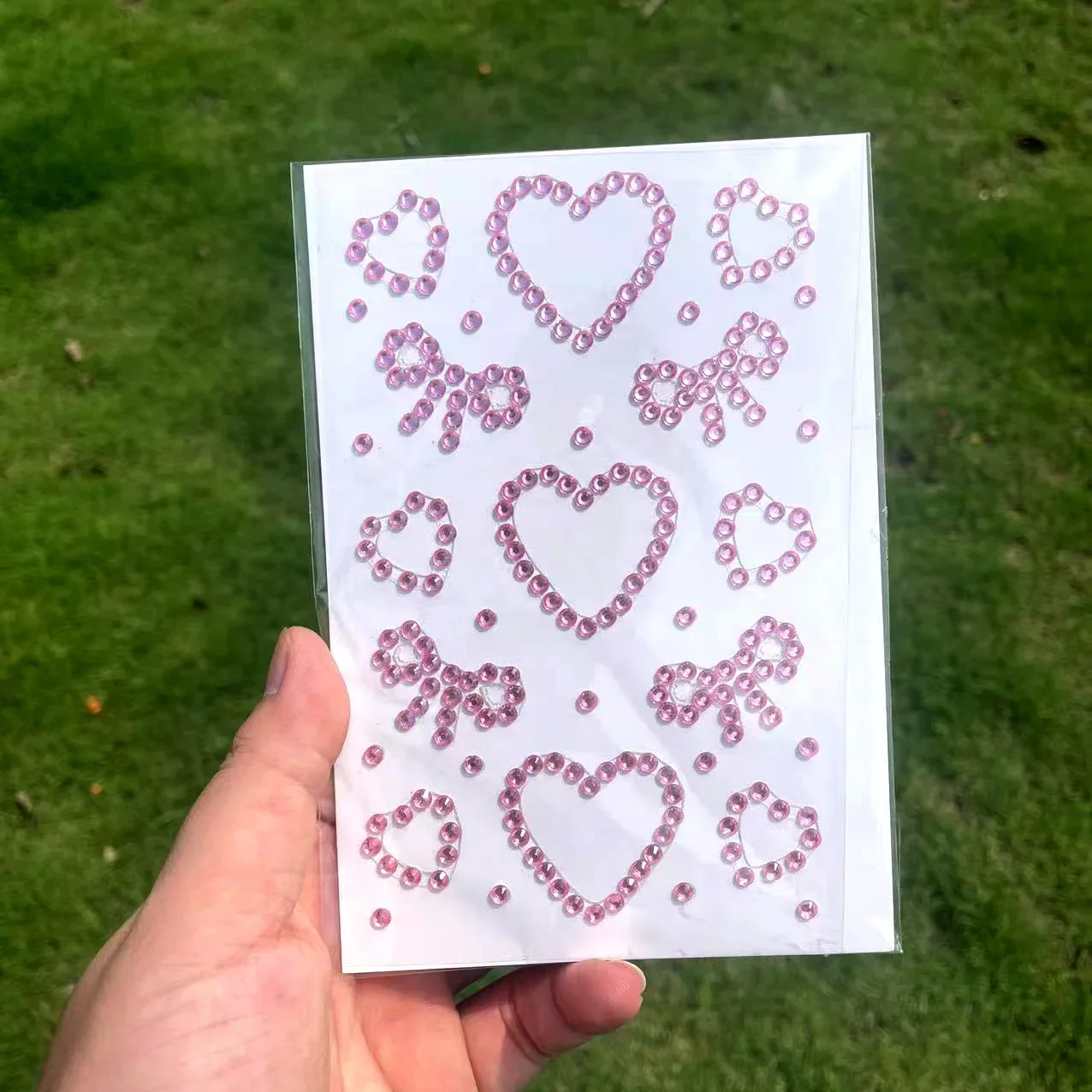 

3D акриловые наклейки с кристаллами в форме звезды и сердца, детские украшения «сделай сам», самоклеящиеся поделки из драгоценных камней, блестящие наклейки со стразами, подарки для девочек