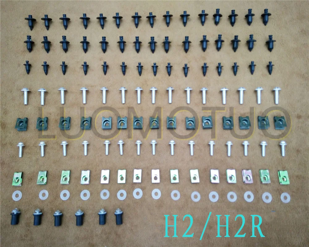 

Fairing Bodywork Kit Bolts Screws For Fit For Kawasaki H2 / H2R 2015-2017