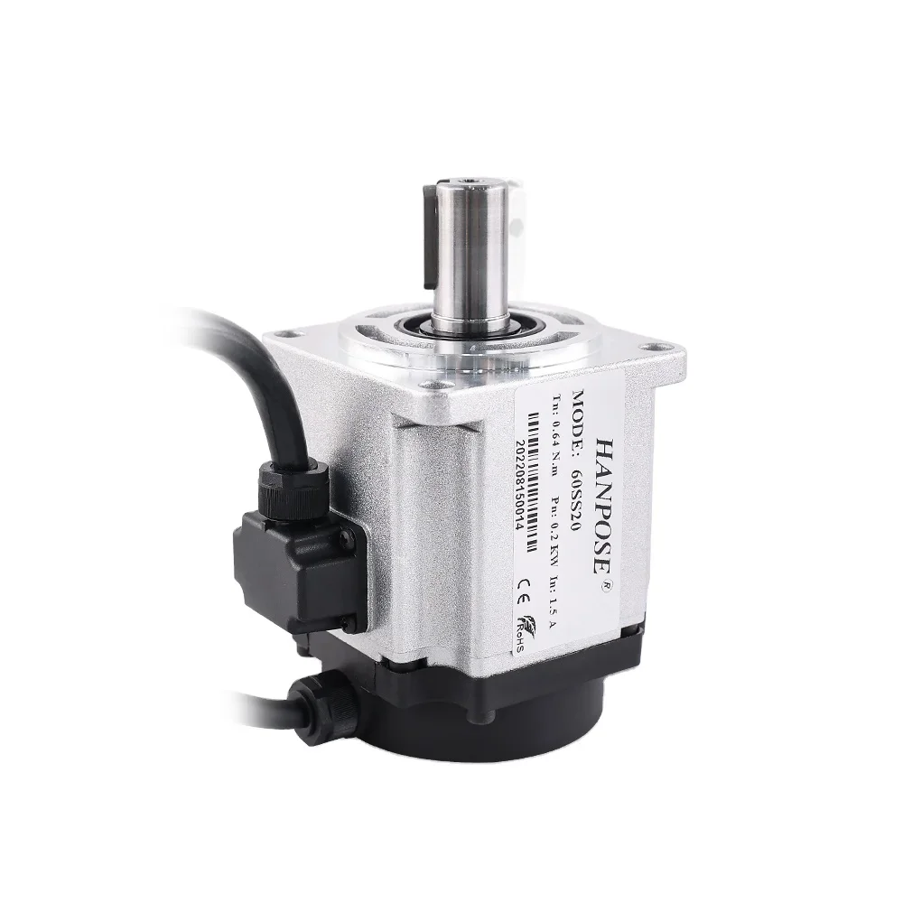 HANPOSE 200 Вт 60SS20 0.64N.m 1.5A 3000-6000 об/мин 60 сервомотор комплект драйвера 3 м кабель для