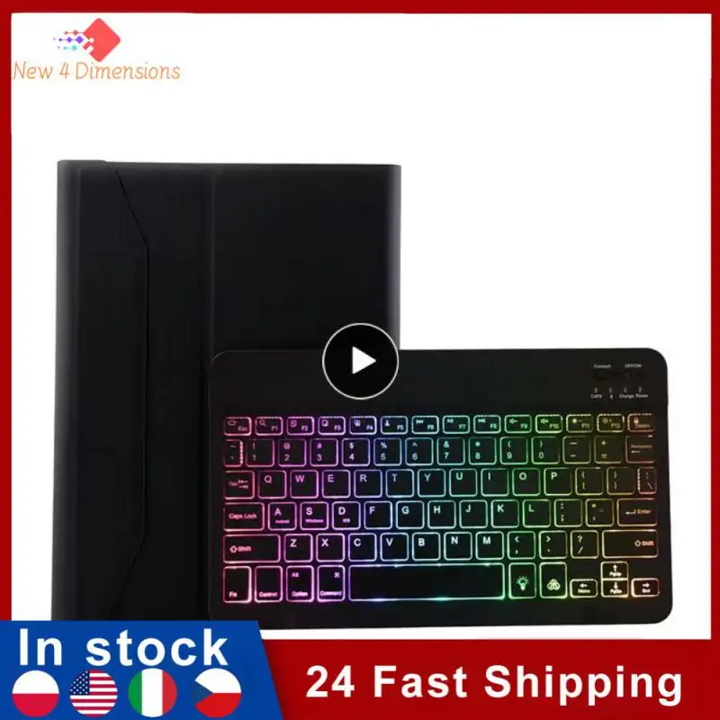 

1~5PCS 10inch Backlit For iPad Keyboard and Mouse Backlight Keyboard For IOS Android Windows Wireless Keyboard and