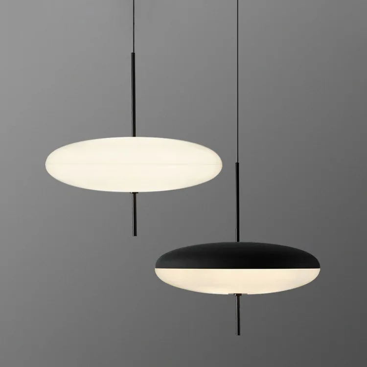 

Danish Designer Elliptical Dining Room Pendant Lights Creative Indoor Lighting Kitchen Lamps Simple E27 Living Room Pendant Lamp