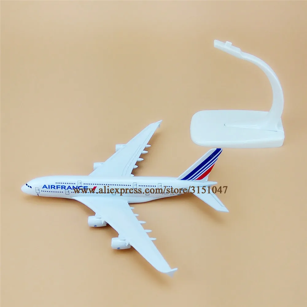16 см Air France A380 Airbus 380 Airlines модель самолета Модель сплав металлический самолет