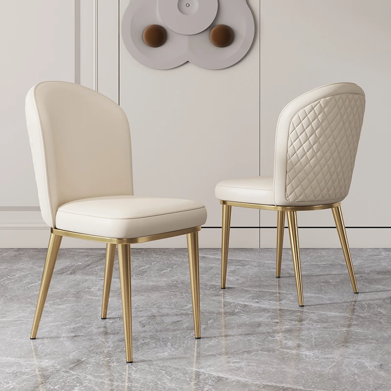 

Single Designer Relaxing Dining Chairs Nordic Office Desk Computer Dining Chairs Mobile Silla Comedor Italian Furniture YX50DC
