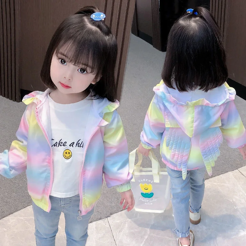 

Girls Baby's Kids Coat Jacket Outwear Cotton 2022 Wing Spring Autumn Overcoat Top Outdoor Party Teenagers Children's Clothing