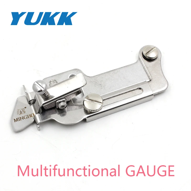 

New Multifucntional Rule, Seam Guide, Hemmer Guide, Hem Guide for Industrial Lockstich or Walking Foot Sewing Machine, Folder