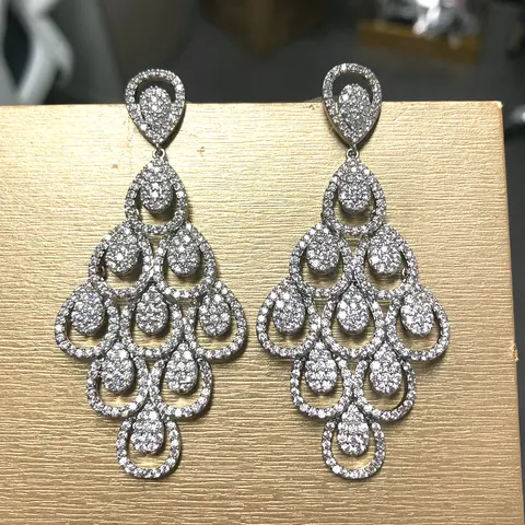 Bilincolor модные прозрачные геометрические серьги для женщин свадебные украшения