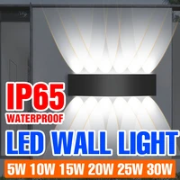 led wall lamp 220v interior wall sconce light 110v waterproof bulb outdoor ip65 wall lamp stairs up and down lighting luminaire