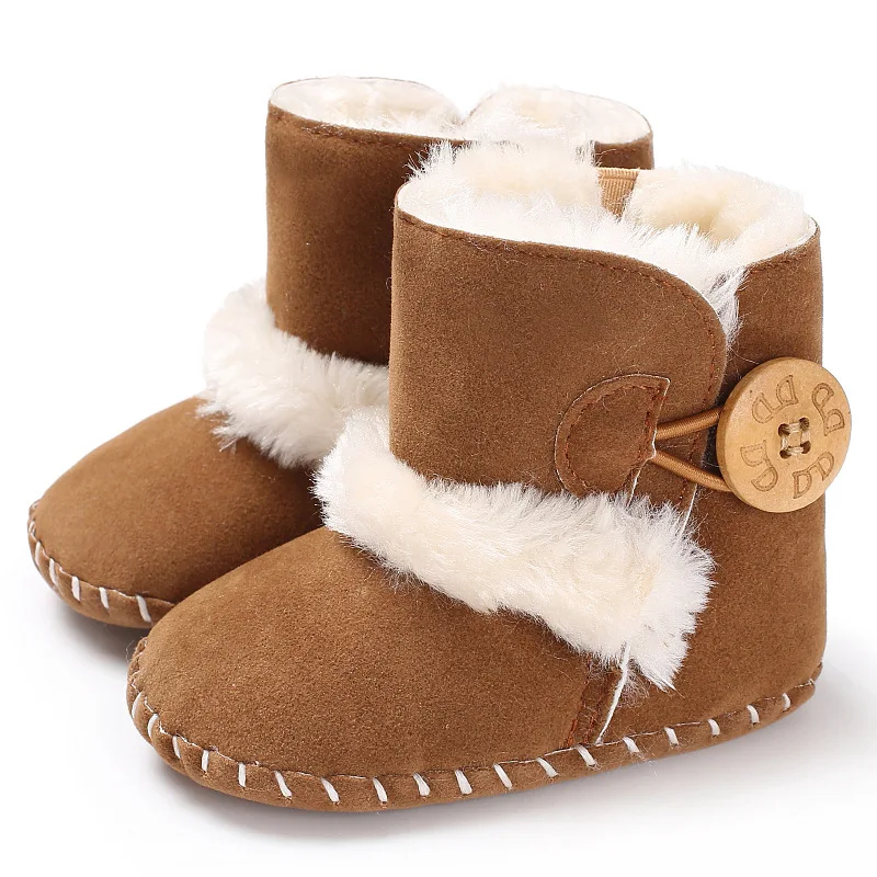 

Cute Autumn Winter Infants Shoes Baby Girl Boy Boots Casual Sneakers Non-slip Soft Soled Walking Toddler Shoes For Baby Girl Boy