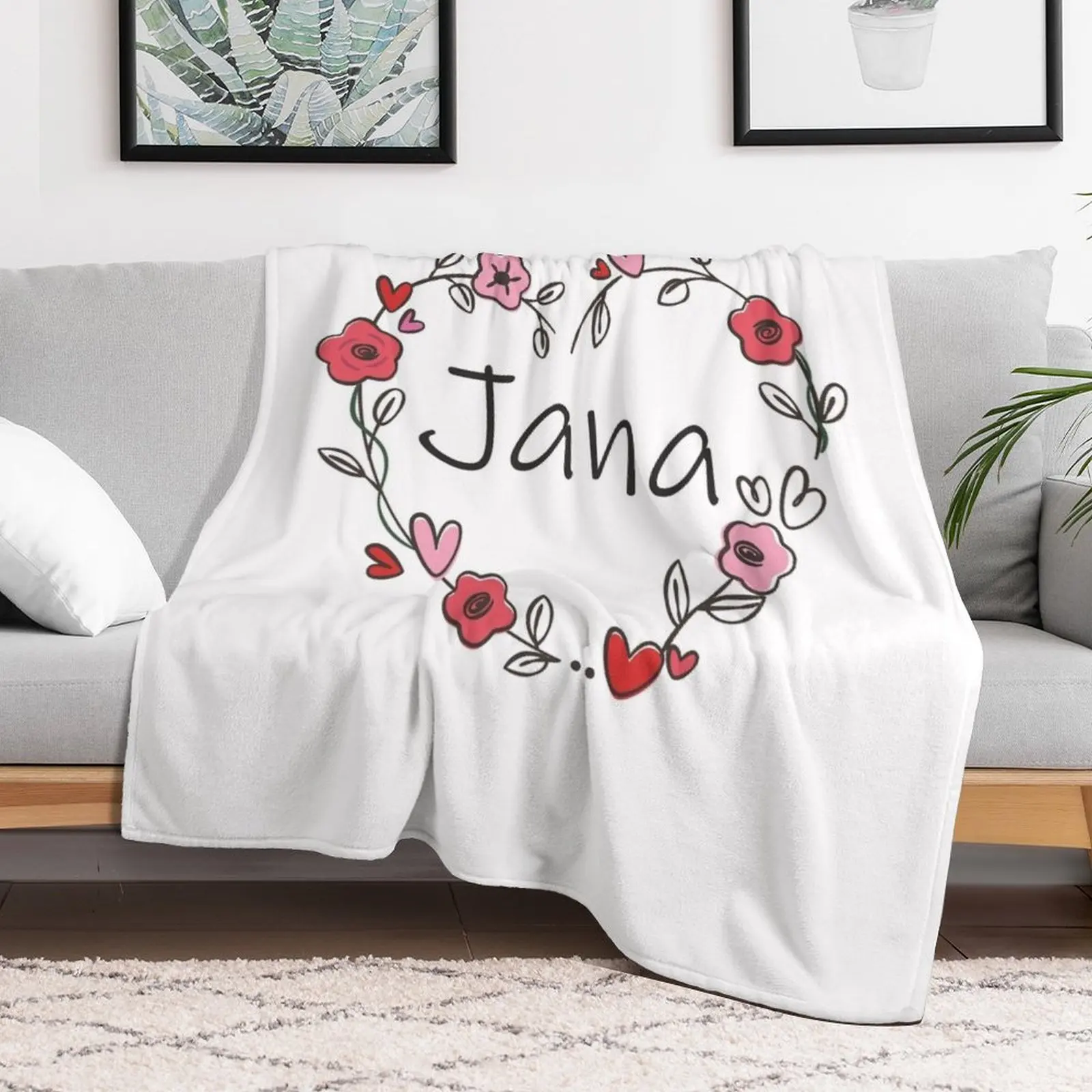 Плед Jana Beach Retros Декоративные одеяла для кровати