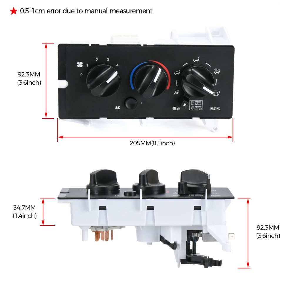 7787-880011 A/C ПЕРЕКЛЮЧАТЕЛЬ кондиционера модуль панели контроля климата для Mack CH613/