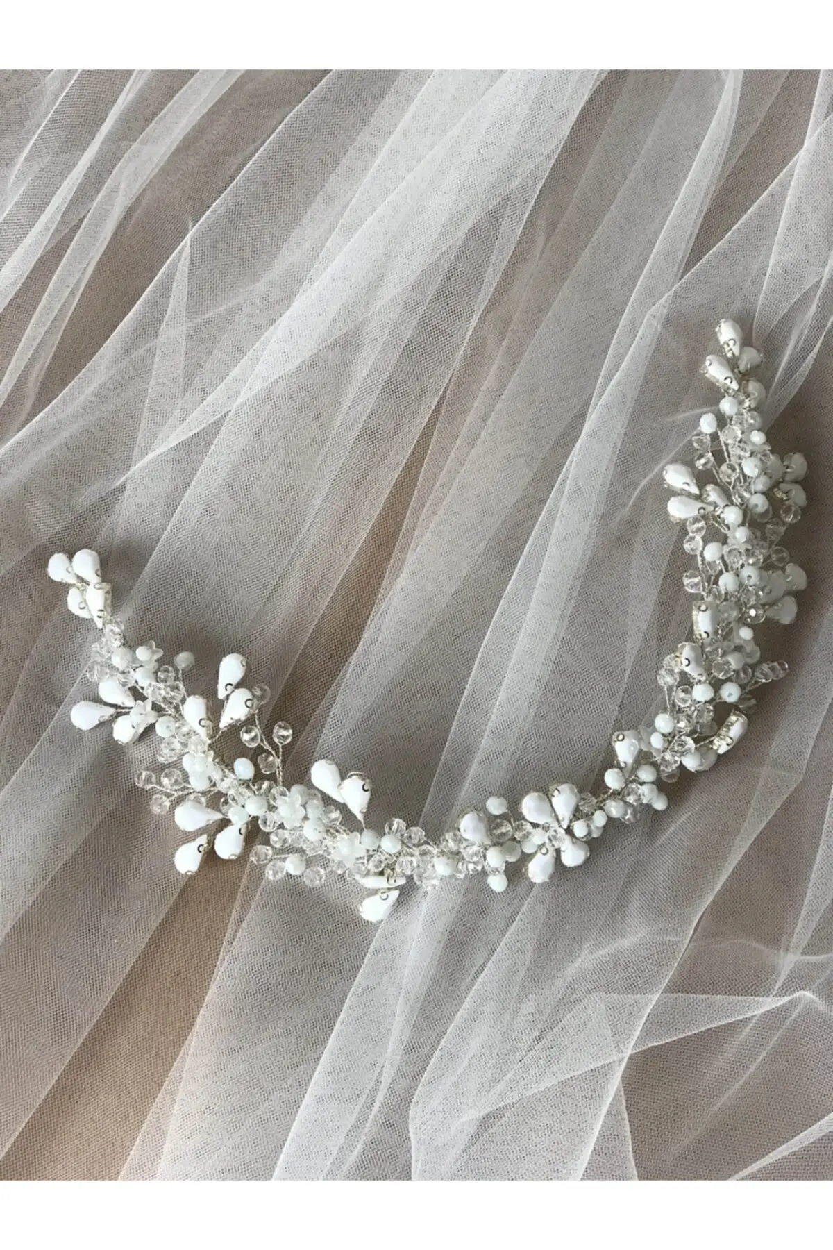 

Bridal Accessories Bridal Accessories White Wedding Handmade For Bride And Bridesmaids