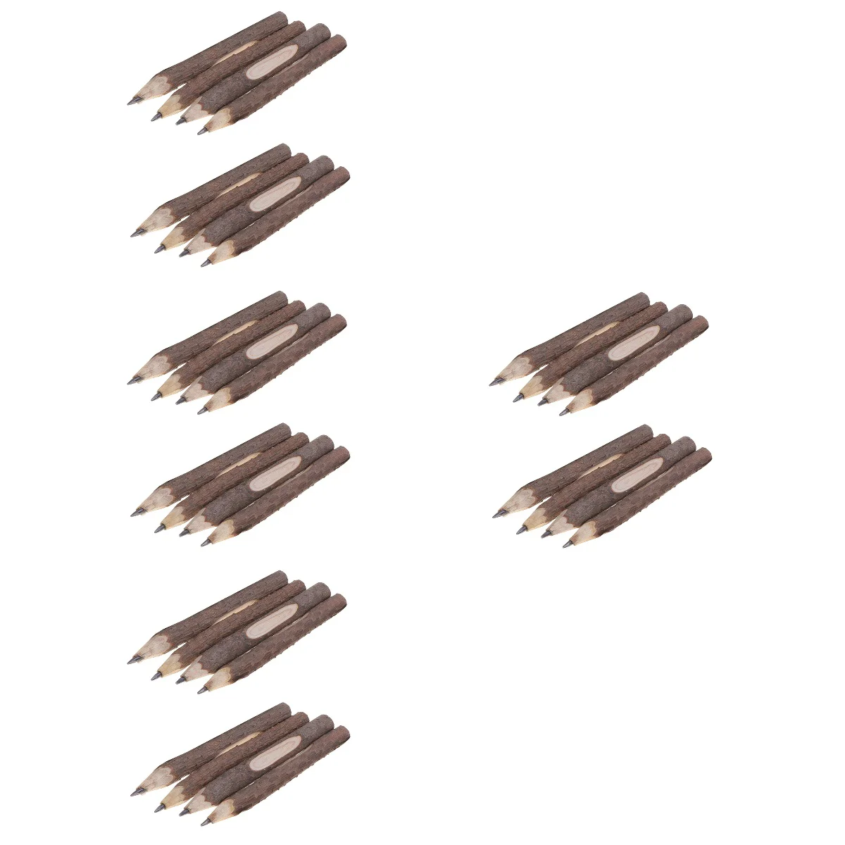 

32 Pcs Natural Wooden Pencils Branch Pencils Bark Pencils Wooden Tree Rustic Twig Pencils Gift for Preschooler Toddler