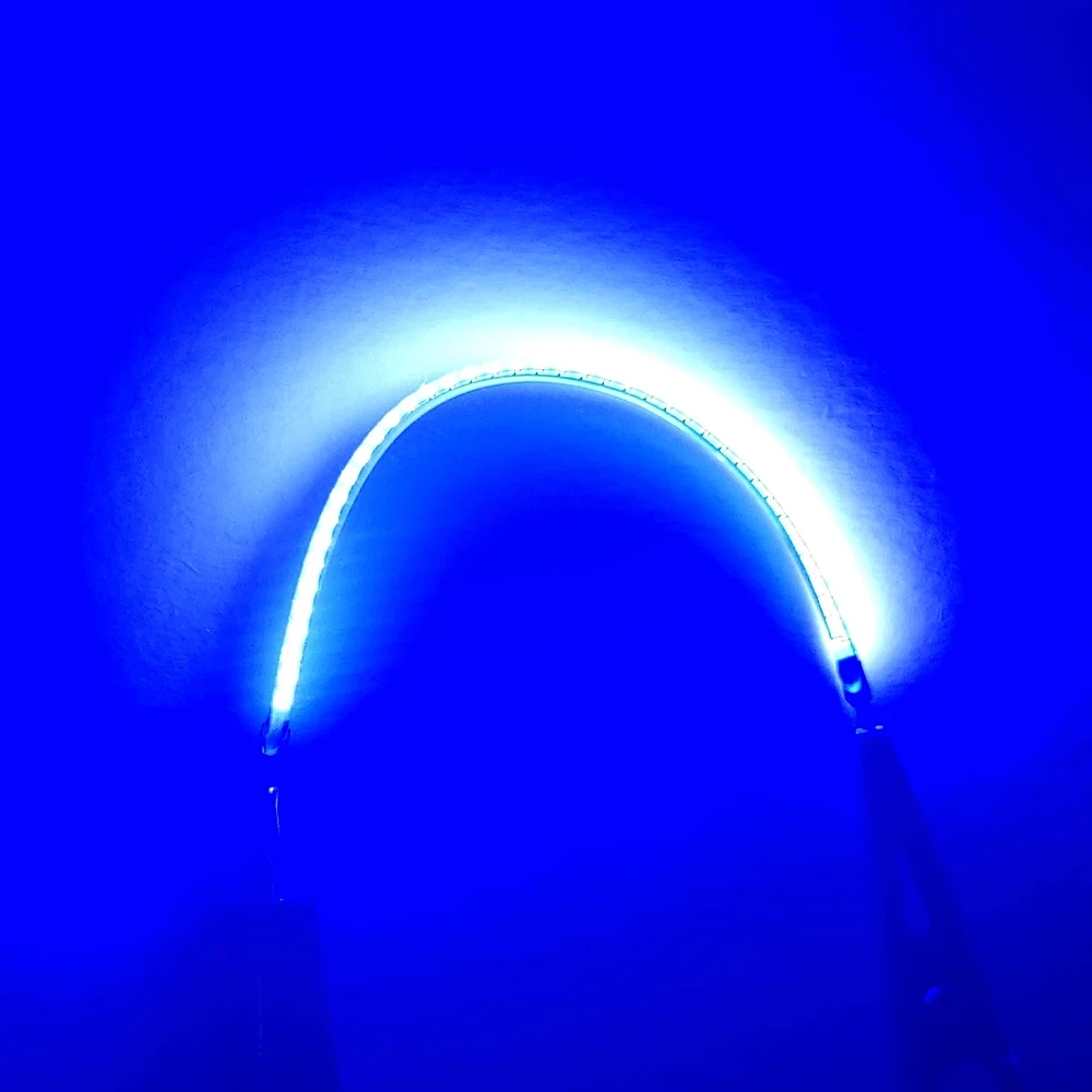 Купить 10 шт. 3 в 10 шт. 80 мм Светодиодная нить Эдисона Гибкая 2200 мА лампа к красный зеленый синий Cob блок диодов праздничное освещение комплект для тво...