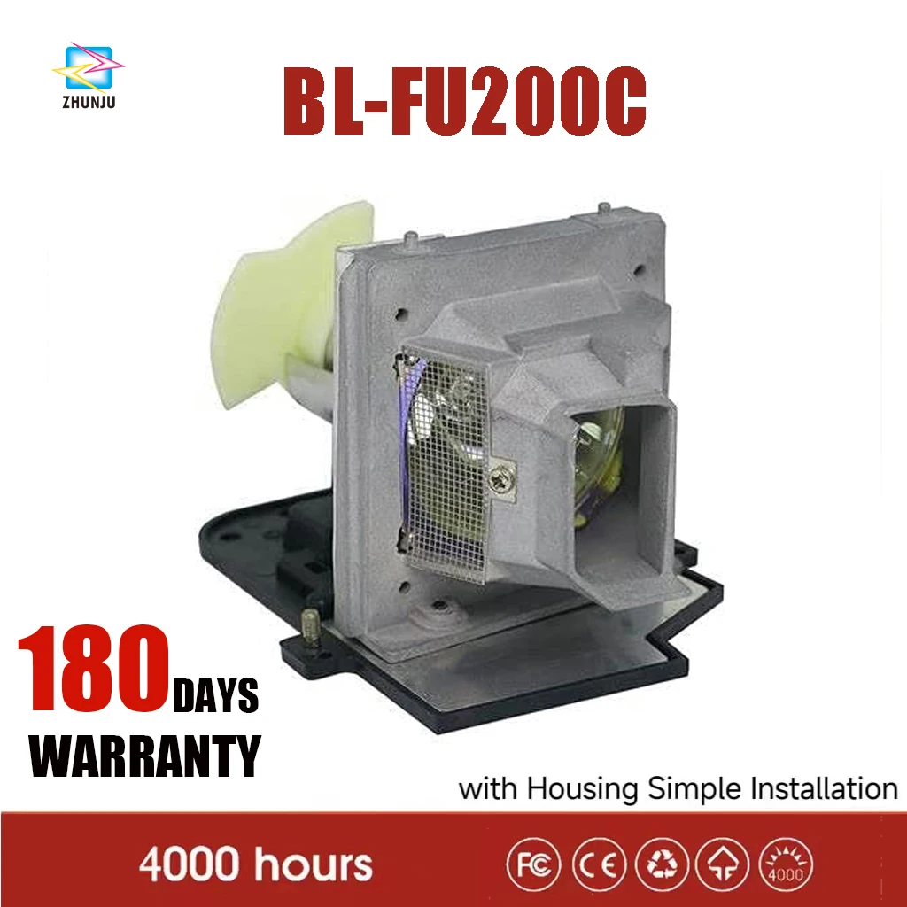 

New Projector Lamp BL-FU200C for OPTOMA CP705 DS302 DX603 EP706S EX990S FS704 SP7600 TS350 TX650 Bulb With Housing SP.86J01G.C01