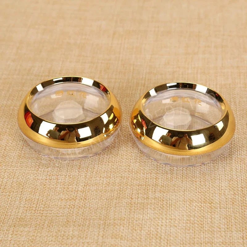 Флаконы в капсулах Золотой колпачок серебряные разделенные таблетки Акриловая