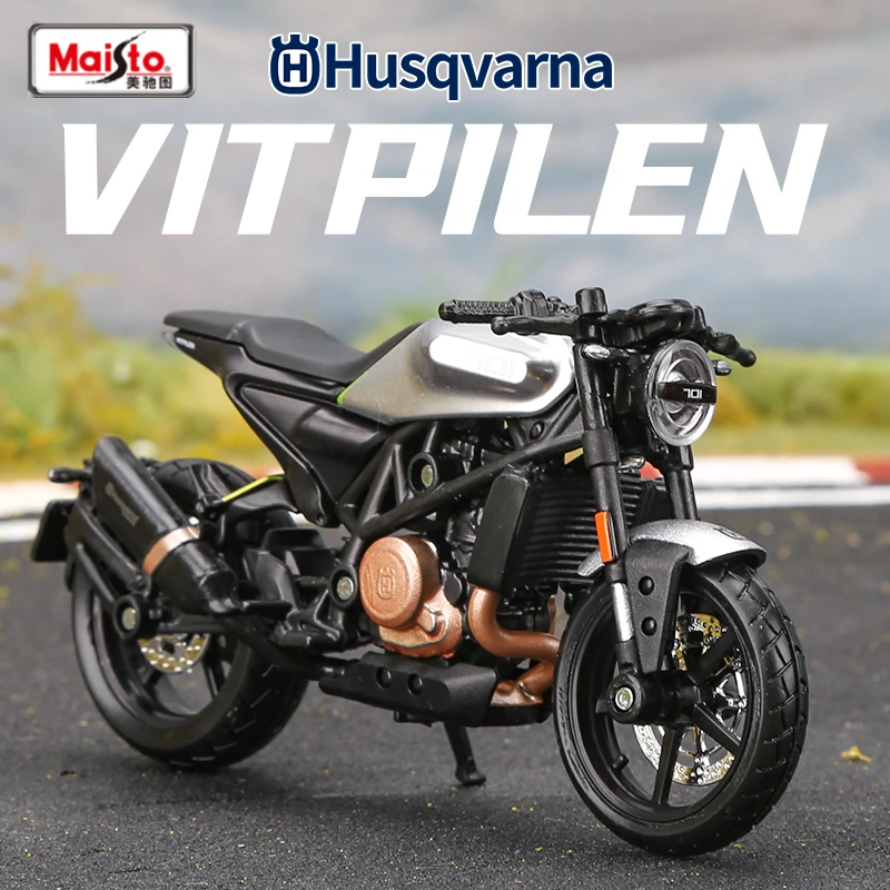 

Maisto 1:18 Husqvarna 2018 Vitpilen 701 Alloy Motorcycle Model High Simulation Diecast Metal Motorcycle Model Childrens Toy Gift