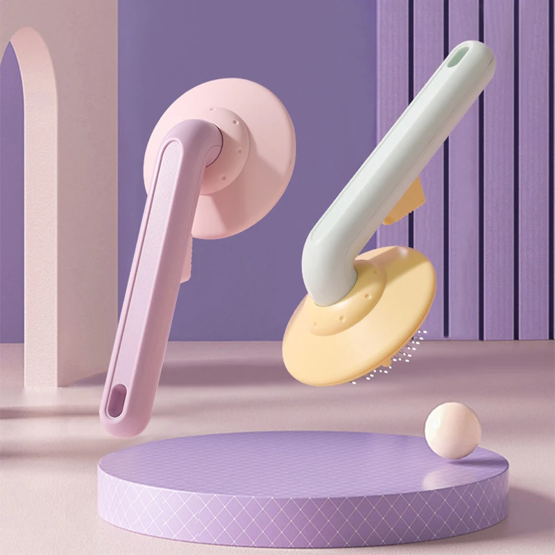 

Self Cleaning Hair Brush Pet Grooming Tools Long Cat Brush Hair Remover Dog Goods Cats Comb Accesorios Things for Pet Products