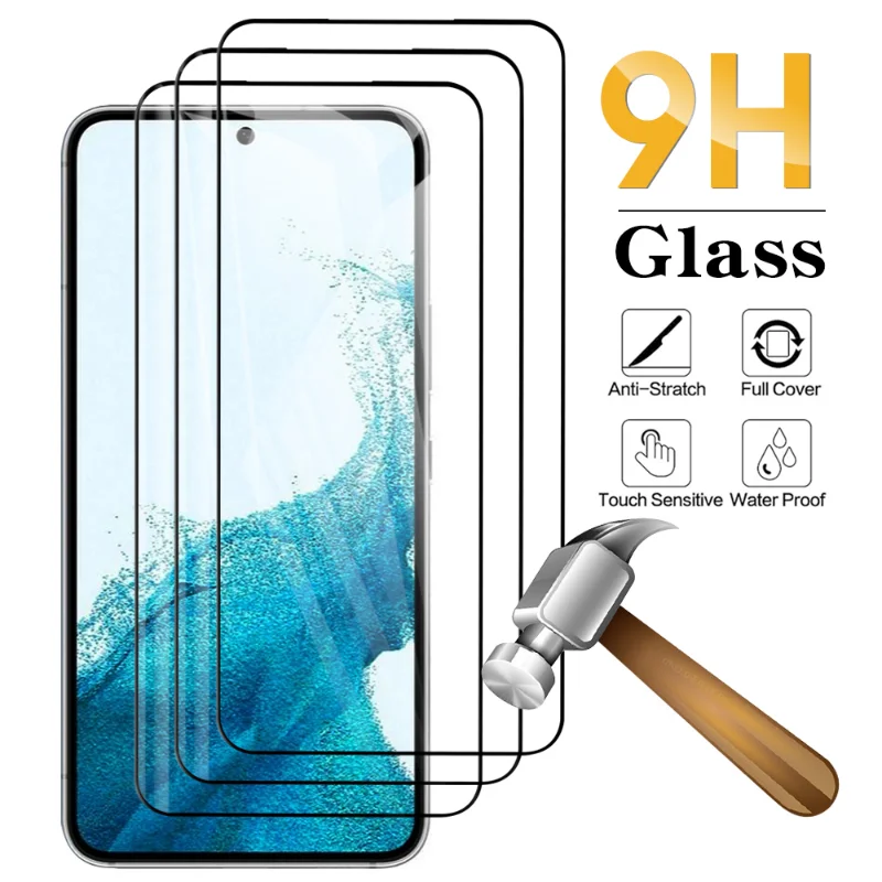 

3Pcs Tempered Glass for Samsung Galaxy S23 S22 Plus S20 FE 9H Transparent Screen Protectors FIlm for Samsung S23 Plus 5G Glass