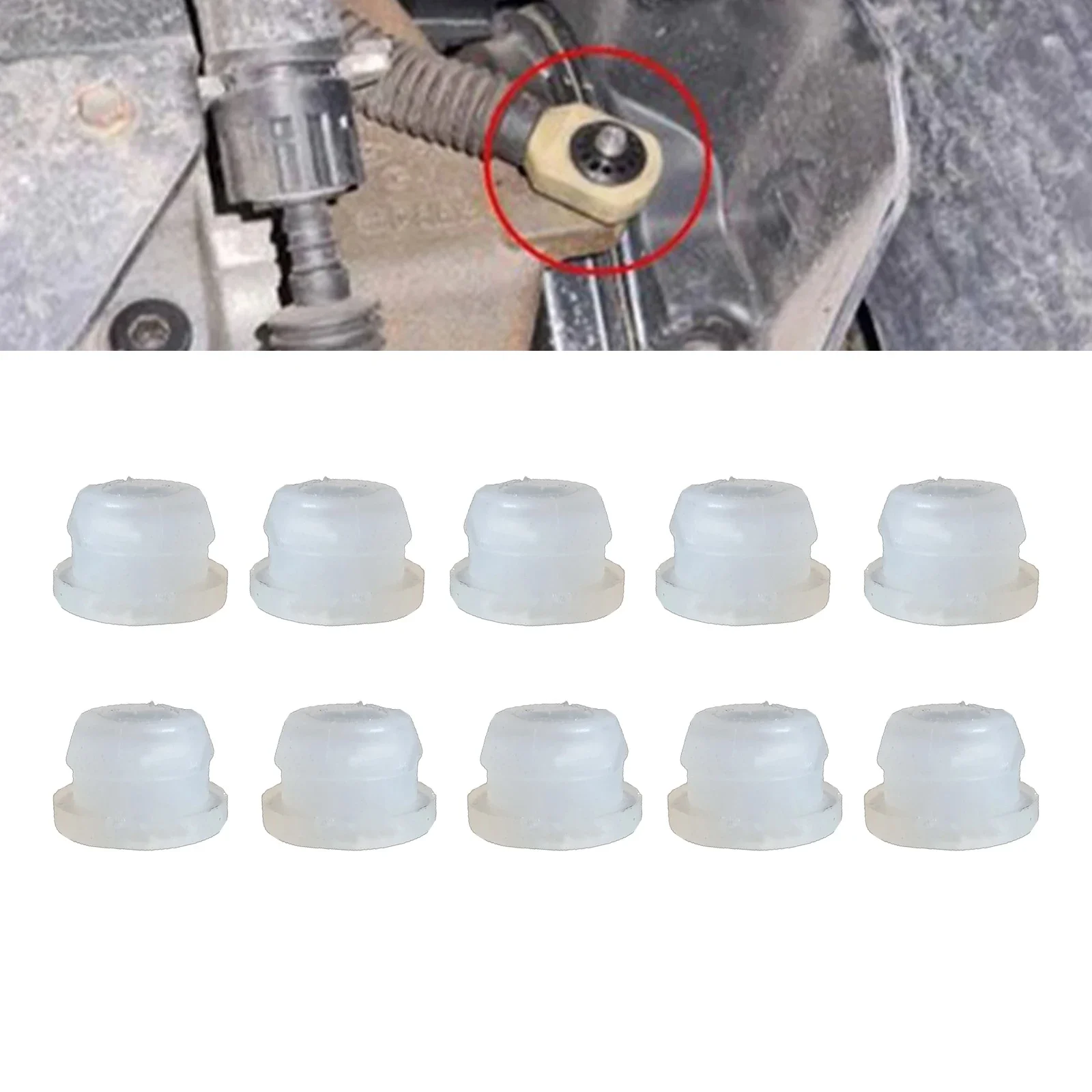 10 шт. концевая втулка кабеля переключения передач 4S6P-7412-AA 4S6P-7412-AB для Dodge Avenger 2008-2014