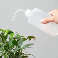 150250500ml1000ml plastic squeeze bottle long curved transparent pot plants watering bottle sauce oil dispenser kettle set