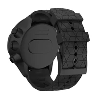 new 24mm silicone strap wristband bracelet for suunto 9 suunto 7 suunto9 baro d5 spartan sport smart watch wristbands