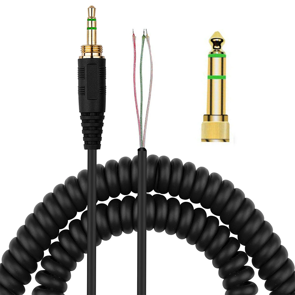 

6,35 мм сменный Удлинительный пружинный кабель для Sony MDR-CD380 MDR-CD777 MDR-CD900ST MDR-CD999 MDR-CD1700 MDR-CD3000