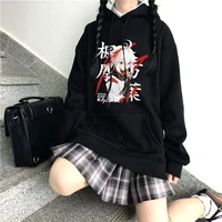 genshin impact hoodies hutao kawaii cute print sweatshirt unisex funny harajuku casual pullover mens women spring y2k clothes