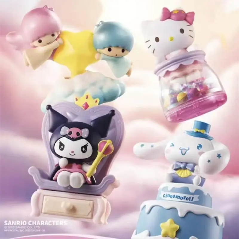

New Kawaii League Cinnamorol Kuromi Action Doll Toy Cute Decorations Exquisite Toy Girl Birthday Holiday Gift