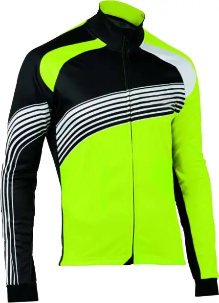 Camisola De Ciclismo Amarelo Fluorescente Para Homens Camisa Bicicleta Respirável Outono and Primavera 2024 г.