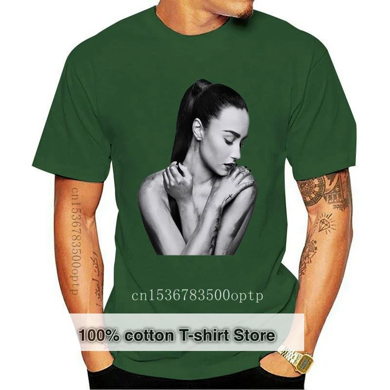 

New Side Of Demetria Devonne Demi Lovato Barney & Friends Camp White T-Shirt o-Neck Male Natural Cotton Shirt harajuku