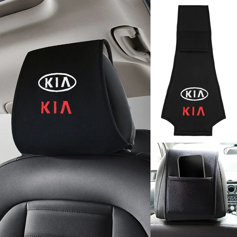 Чехол на подголовник автомобиля для KIA Sportage Picanto Ceed Rio Sorento Cerato Niro Stonic Xceed Proceed K5 Forte