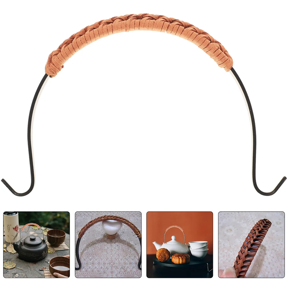 

Teapot Handle Replacement Rattan Japanese Handles Ceramic Pot Wooden Chinese Metal Pottery
