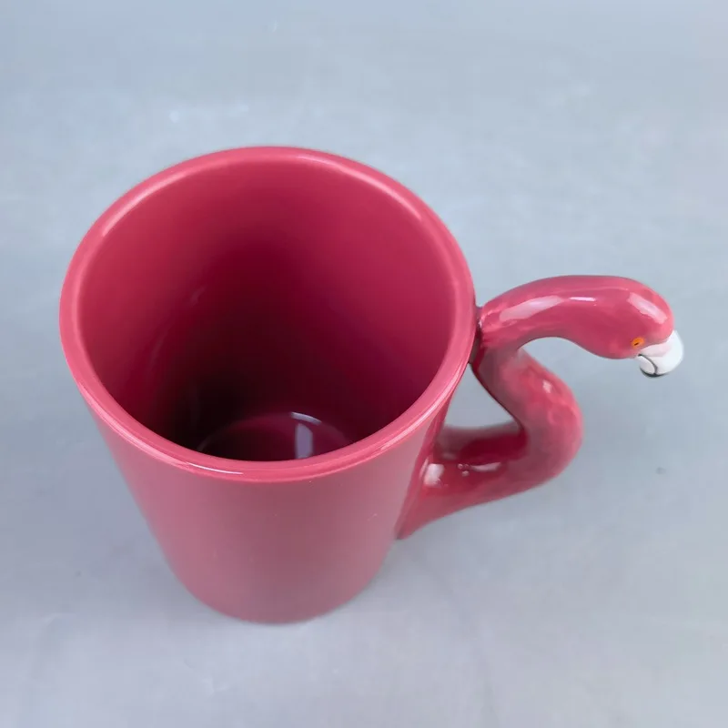 Персонализированная кружка с фламинго Подарочная для влюбленных керамическая