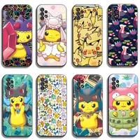 pokemon pikachu phone cases for samsung galaxy a51 4g a51 5g a71 4g a71 5g a52 4g a52 5g a72 4g a72 5g carcasa coque funda