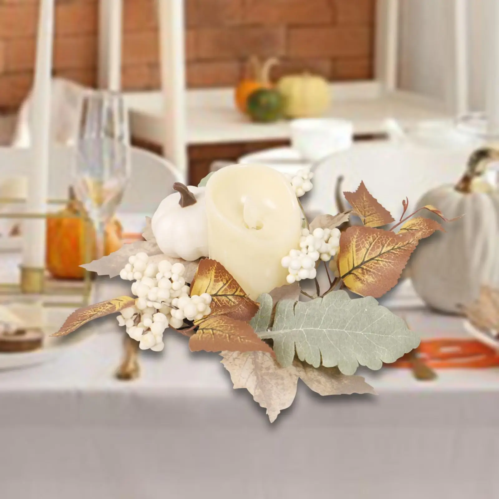 Искусственный Венок Из Кленового Листа Деревенский Декор На День Благодарения