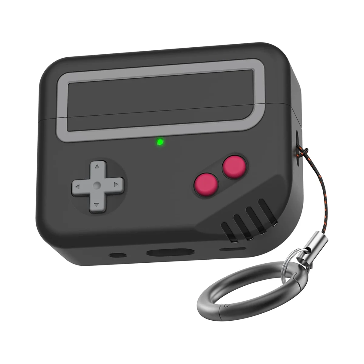 

Silicone Case Protective Covers Skin Game-Machine Design[Support Wireless Charging] for 2 Black