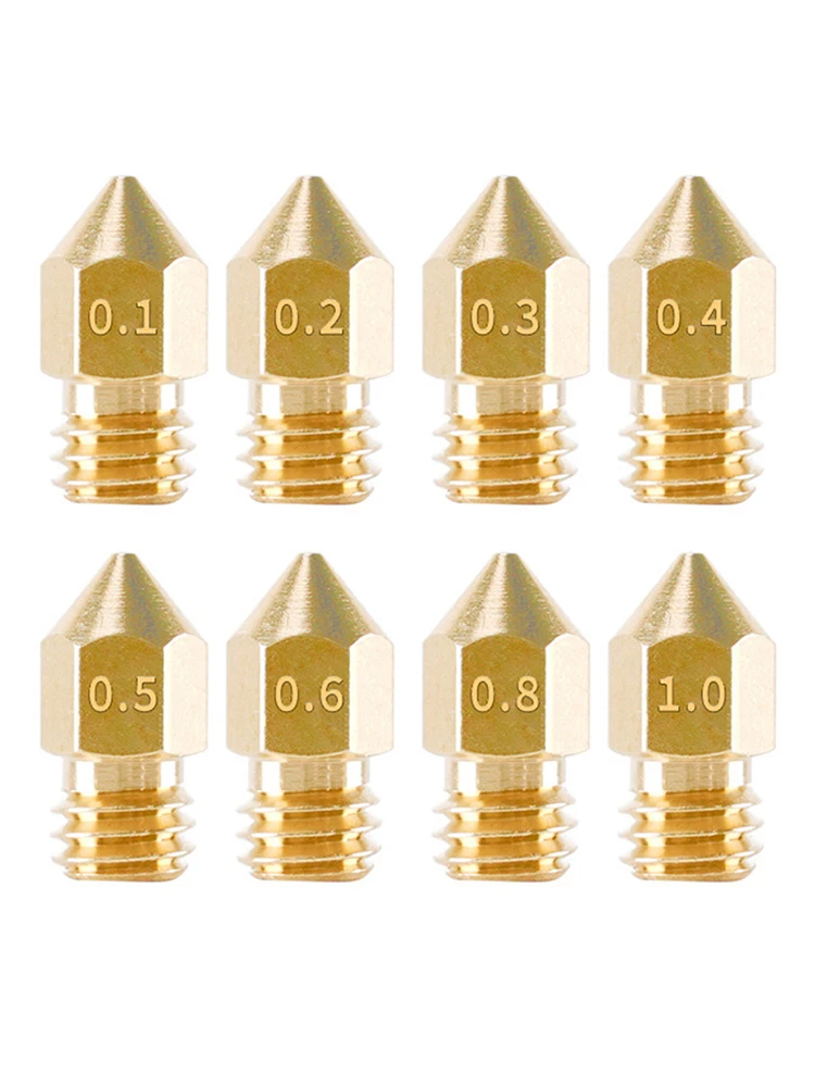 

Форсунки для 3D-принтера MK8, Форсунка для экструдера, печатающая головка для 3D принтера, Anet A8 Makerbot MK8 Creality CR-10 Ender 3