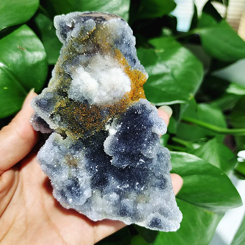 

A Natural sphalerite mineral specimen crystal cluster Sparkling ore Specimen of open crystal clusters home decorated