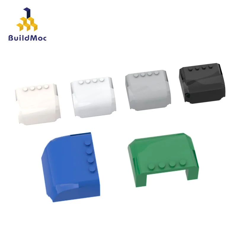 

BuildMoc 1PCS Assembles Particles 61484 6x5x2 Cambered Special Cover Bricks Building Blocks Replaceable Part Toys