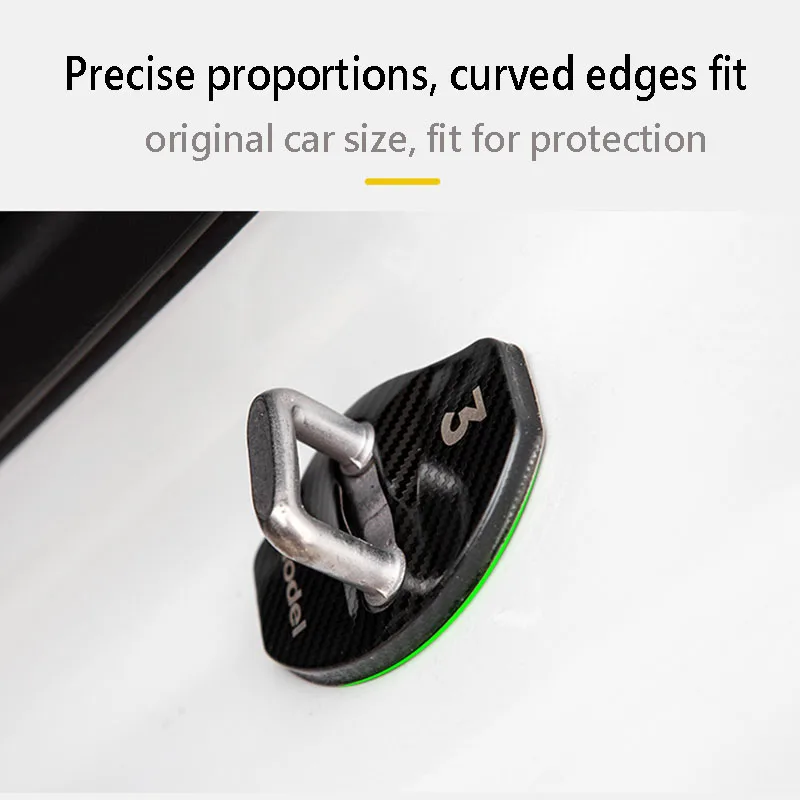 

Suitable for Tesla Model3 stainless steel car door lock protection cover door lock protection buckle cover