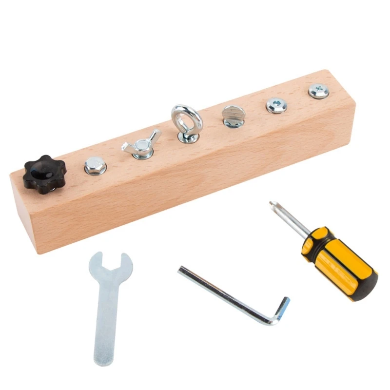 

11Pcs Kids Montessori Screwdriver Board Screw Set Toy Learning Sensory Toy