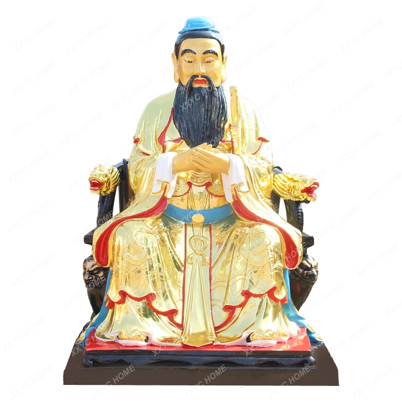 

Huayin Temple Confucius Statue New Store Home Ornaments Confucius Resin Fiberglass Buddha Statue Confucius Statue