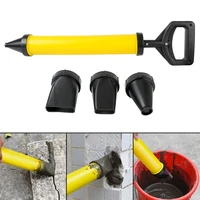 grouting mortar sprayer with 4 nozzles grout filling tools applicator cement lime pump caulking gun hand tools
