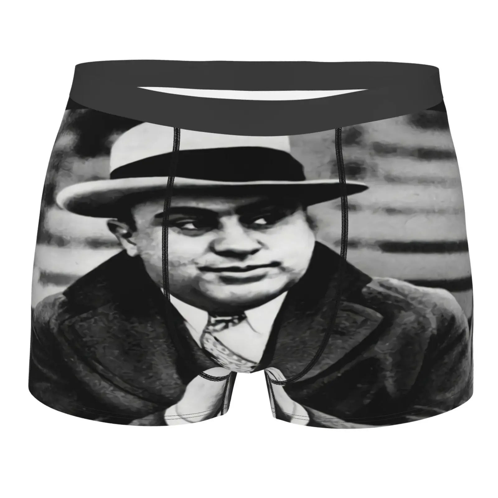 

Трусы-боксеры Al Capone All I Do Is, мужские трусы s из полиэстера, эластичное нижнее белье из полиэстера для мужчин, мужские боксеры Xs для мужчин, спо...