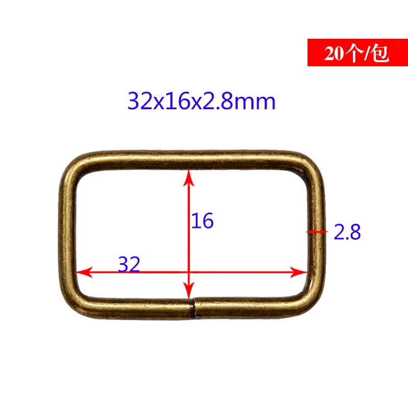 50 шт. 2 дюйма x 0 5 сплит-прямоугольная петля античная латунь