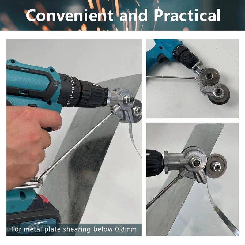 2 шт. насадки для металлических ножниц сделай сам инструмент насадка сверла с