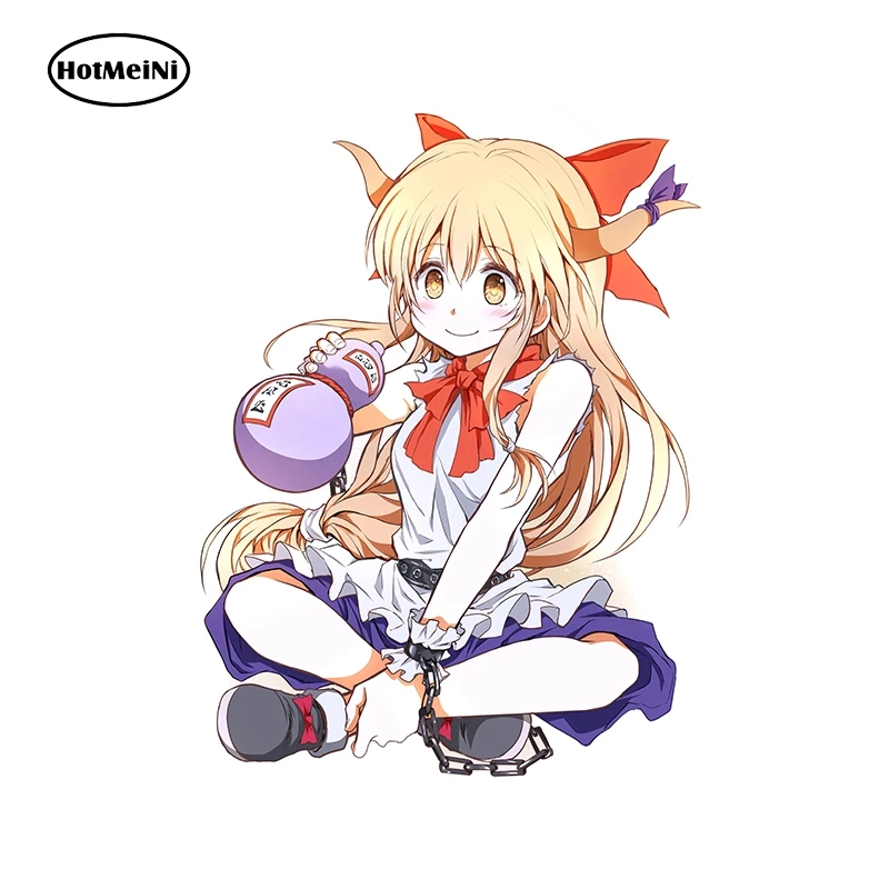

13cm x 9.9cm for Suika Ibuki Anime Vinyl Car Stickers DIY Scratch-Proof Decal Graffiti Windshield Car Door Protector