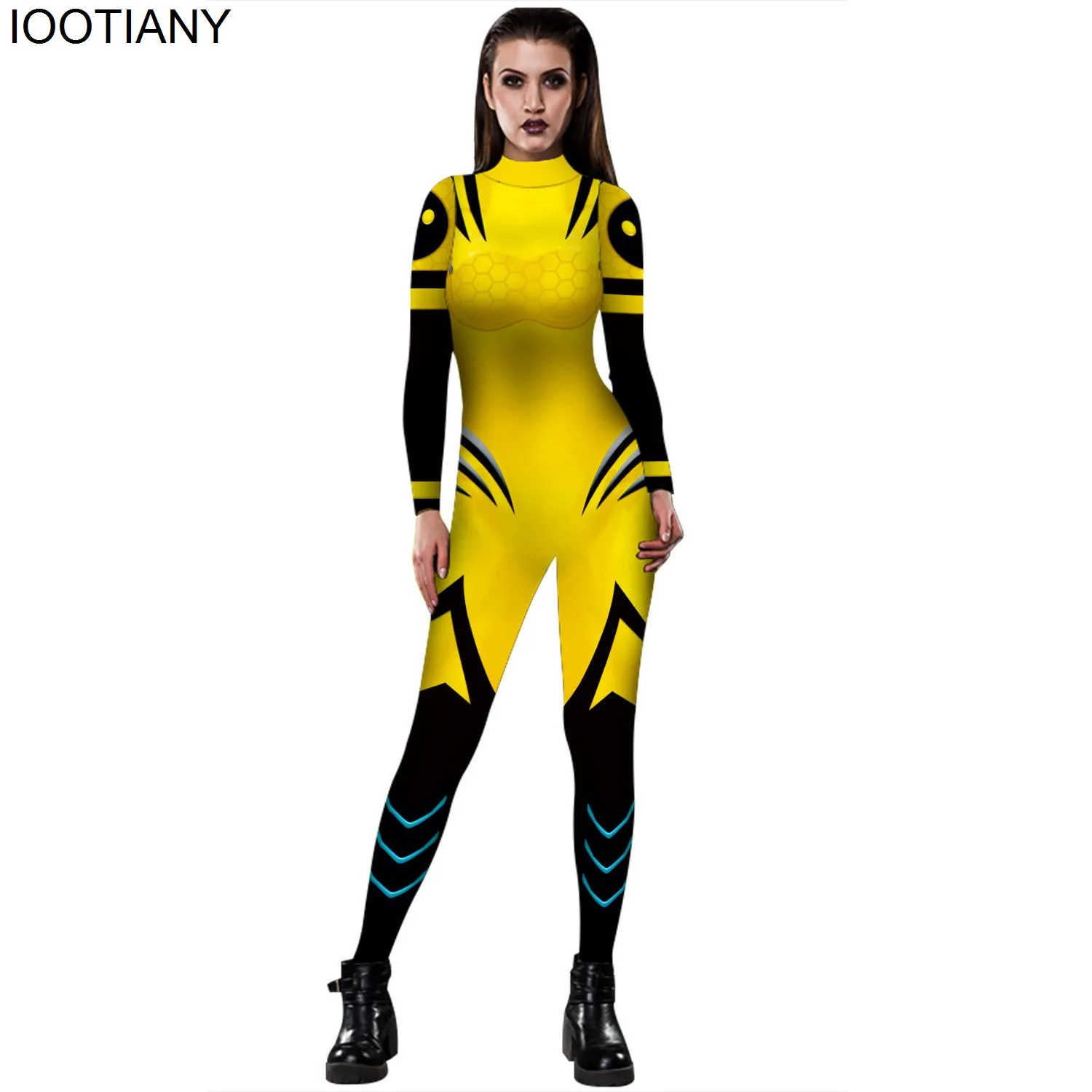 IOOTIANY Mystique Hero Anime Aquaman Wife Mera Cosplay Deadpool Sexy Costume Carnival Halloween Costumes  For Adult 2023